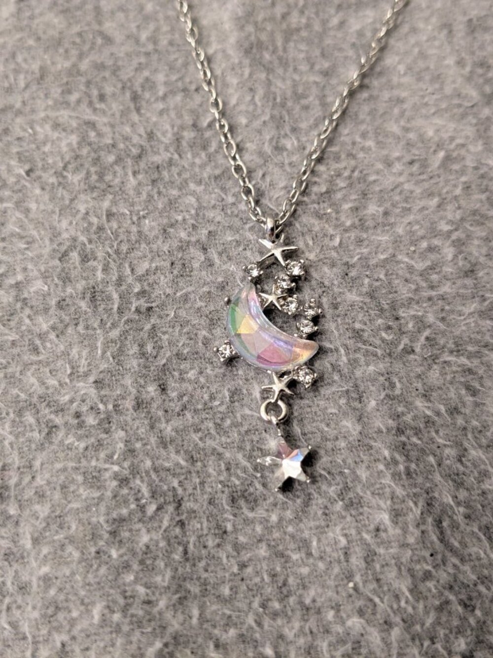 New! Star and Moon Necklace